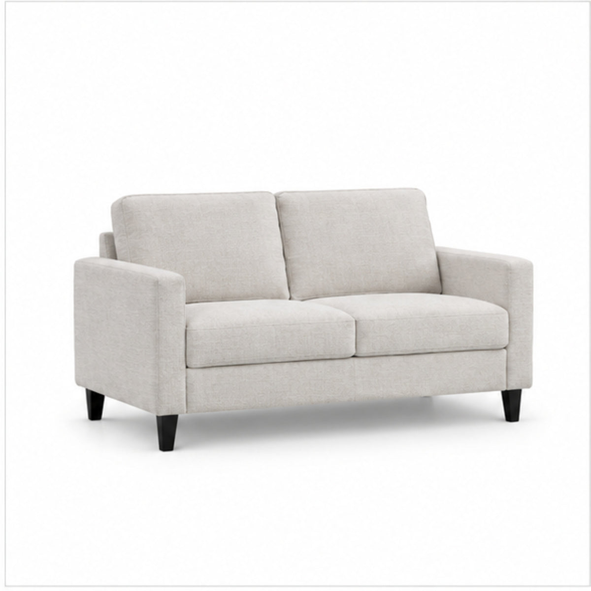Contemporary Soft-Touch Fabric Loveseat — loveseat clean product