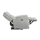 Soft Grey Fabric Power Recliner Chair with USB Charging – product image 3