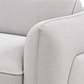 Light Grey Fabric Sleeper Sectional Sofa Bed with Storage & Adjustable Headrests — IF-9005 IFDC feature or fabric detail