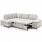 Grey Bouclé Left-Facing Sleeper Sectional Sofa Bed with Storage — IF-9023 IFDC feature or fabric detail