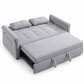 Modern Tufted Sofa Bed with USB-C Charging & Side Storage – 64 or 70 Inch — IF-9046 IFDC feature or fabric detail
