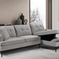 Grey Fabric Sectional Sofa with Storage & Button-Tufted Cushions – product image 2