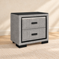 Isabella Grey LED 2-Drawer Nightstand