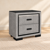 Isabella Grey LED 2-Drawer Nightstand
