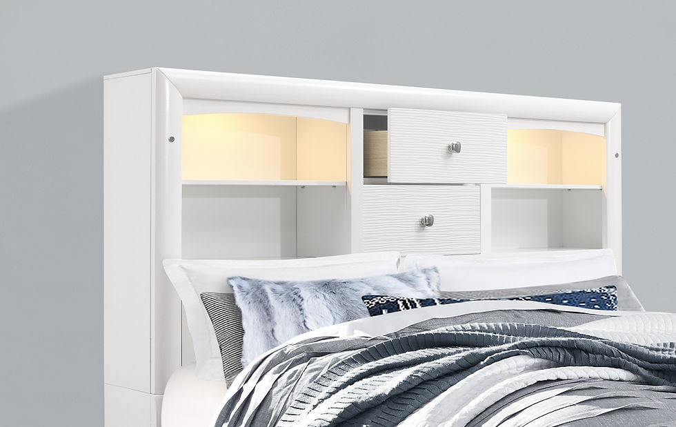 Jordyn White Bedroom Set – gallery image 5