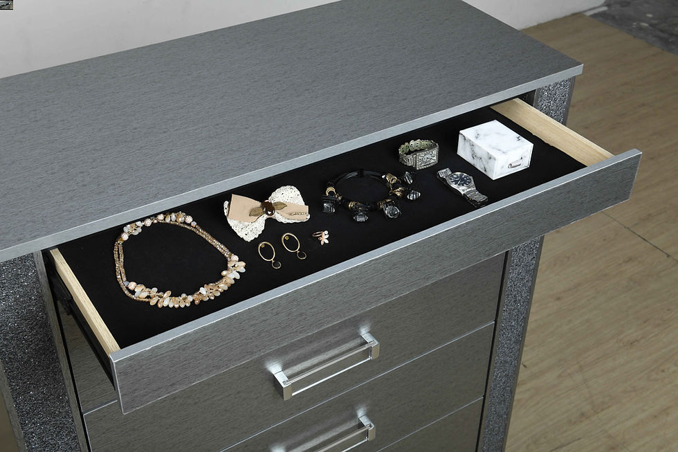 Logan Silver Bedroom Set – gallery image 12