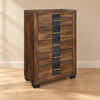 Optimus Collection Two-Tone Walnut Bedroom Chest