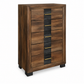 Optimus Collection Two-Tone Walnut Bedroom Chest