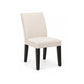 5-Piece Espresso Wood Dining Set – 3 Chair Style Options – single dining chair