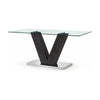 Modern Clear Glass Dining Table – dining table