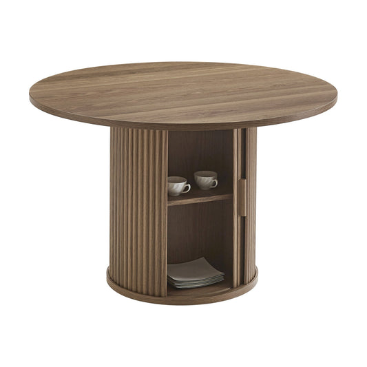 Modern Round Wood Dining Table – dining table