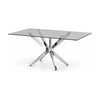 Modern Clear Glass Dining Table – dining table