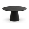 Modern Round Midnight Black Dining Table – dining table