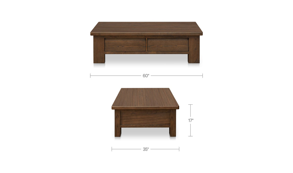 Graham Storage Coffee Table Dark Brown — gallery view 10
