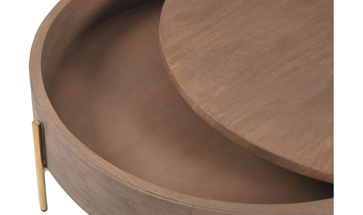 Alba Storage Coffee Table Brown — gallery view 12