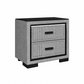 Isabella Grey LED 2-Drawer Nightstand
