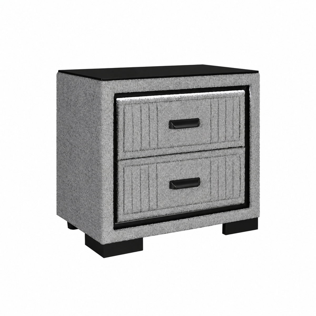 Isabella Grey LED 2-Drawer Nightstand
