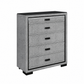 Isabella Grey LED 5-Drawer Bedroom Chest