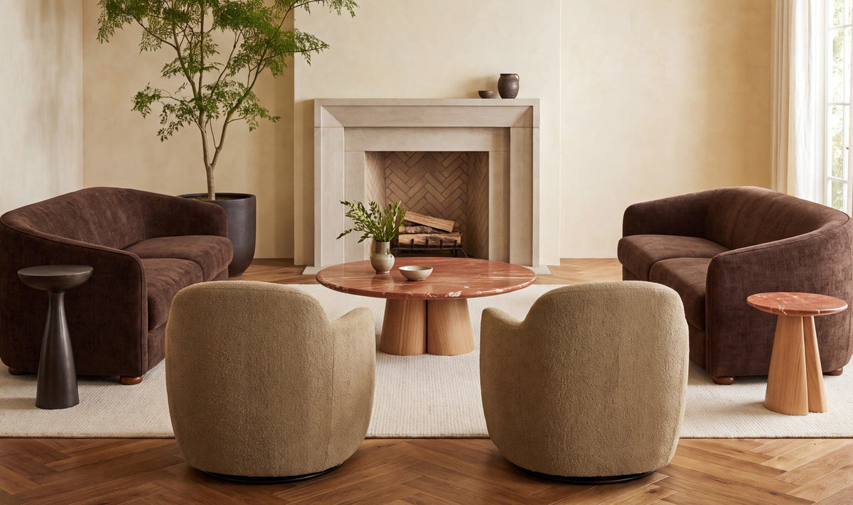 Kaleta Coffee Table Rosso Alicante Marble — gallery view 2