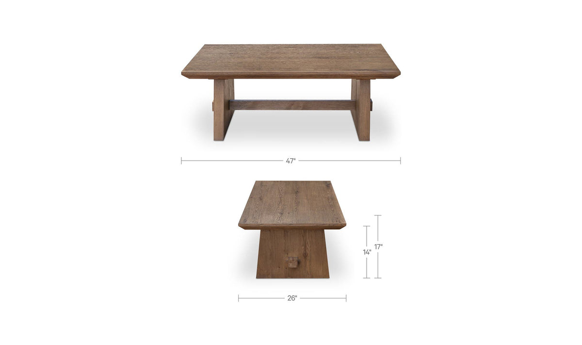 Esther Coffee Table Brown — gallery view 8